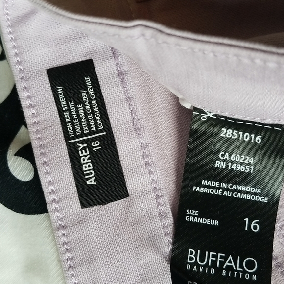 2/$15 Buffalo Women's High Rise Soft Stretch Ankle Skinny Jeans NWT - Picture 9 of 13